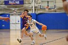 MBBall vs Emerson  Wheaton College Men's Basketball vs Emerson College is the first round of the NEWMAC Basketball Championships. - Photo By: KEITH NORDSTROM : Wheaton, basketball, NEWMAC MBBall2024